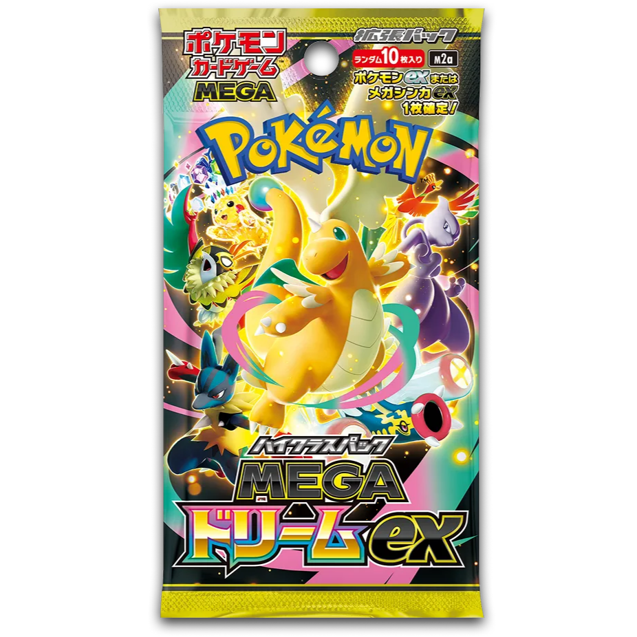 Pokémon Mega Dream ex Booster Box — Japanese Booster Box (10 sobres)